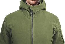 Load image into Gallery viewer, Kidon Men’s Full Zip Hooded Super Fine Fleece Jacket