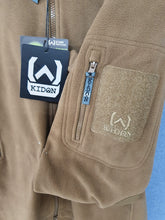 Load image into Gallery viewer, Kidon Men’s Full Zip Hooded Super Fine Fleece Jacket