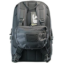 Load image into Gallery viewer, Kidon Tactical Backpack with 17 Compartments, 20 Liter Small, Black
